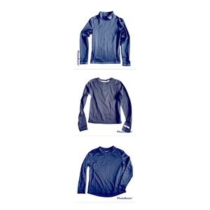 (3 for $20) -- (3) bundle Champion,Long Sleeve, Terramar,Thermal size 6, 6, 6/7